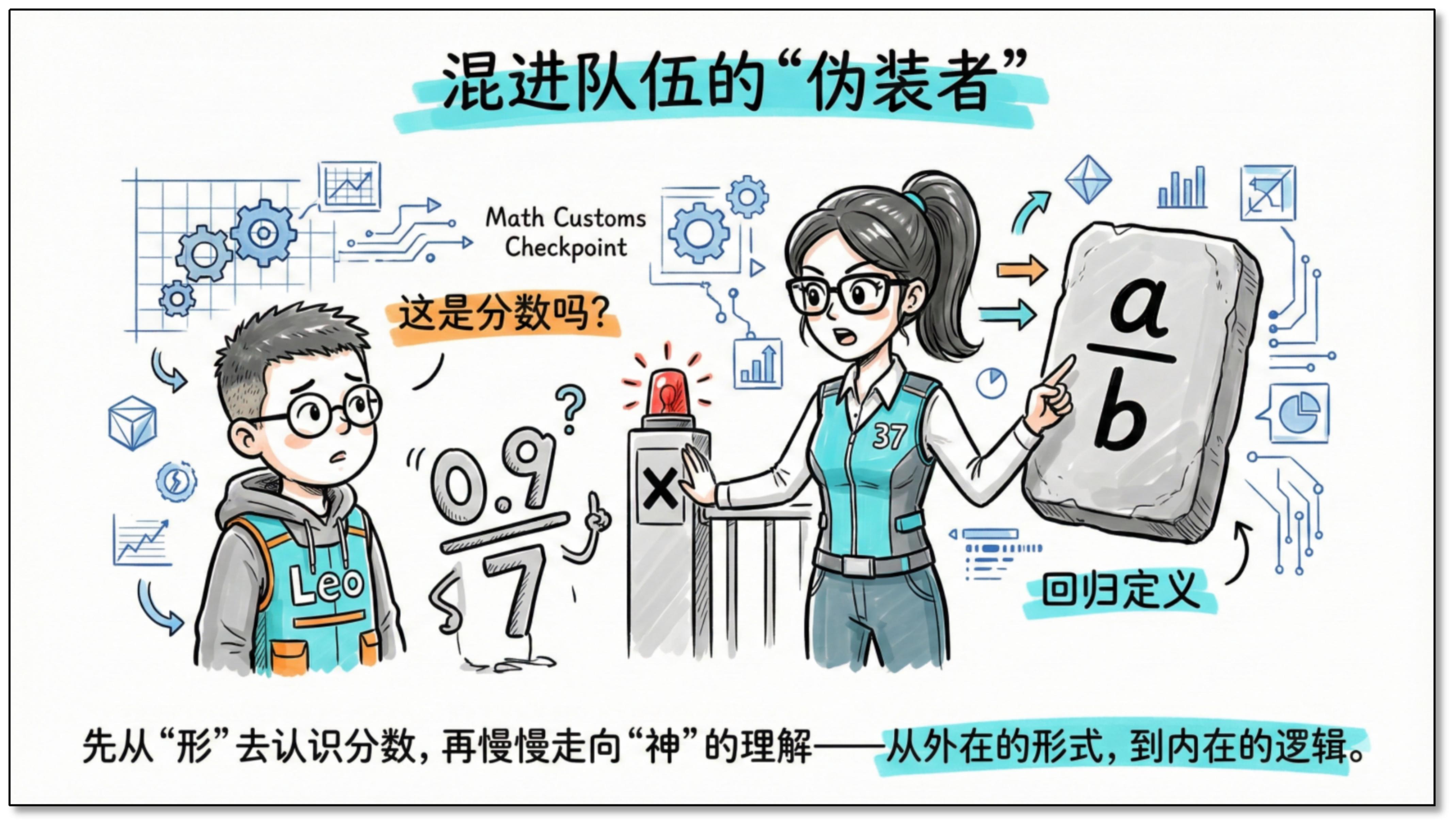 混进队伍的